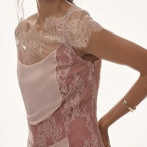 Anthropologie Maeve Short Sleeve Lace dress NWT Size XL